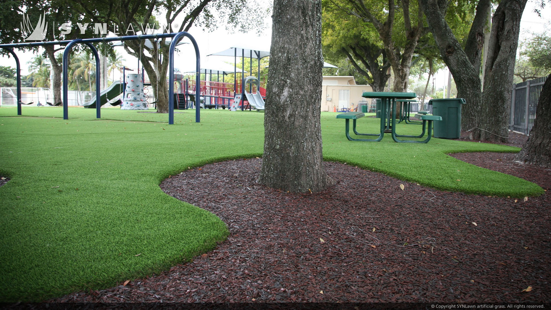 playground artificial grass lawn