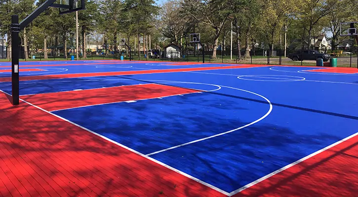 SYNLawn sport court installation